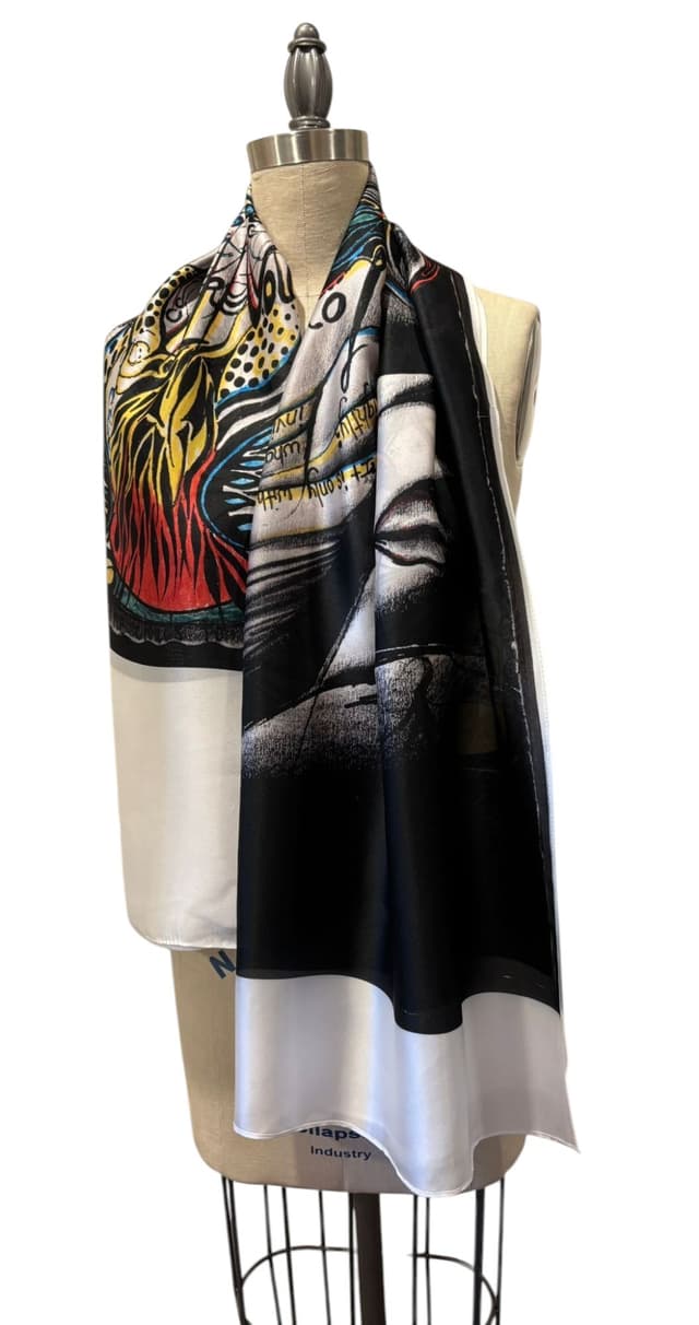 Silk Scarf From Soul Searching Art Series