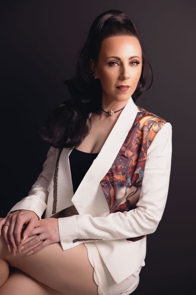 White Zig Zag Jacket